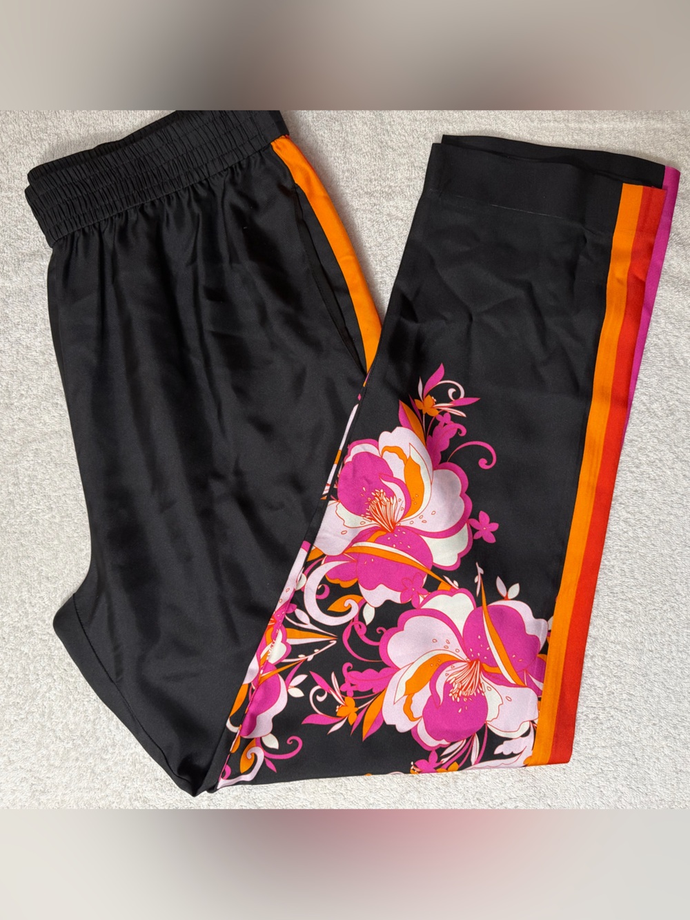 Kobi Halperin Dani Floral-Print Silk Pants KU1P02 Designer Cocktail Evening Chic